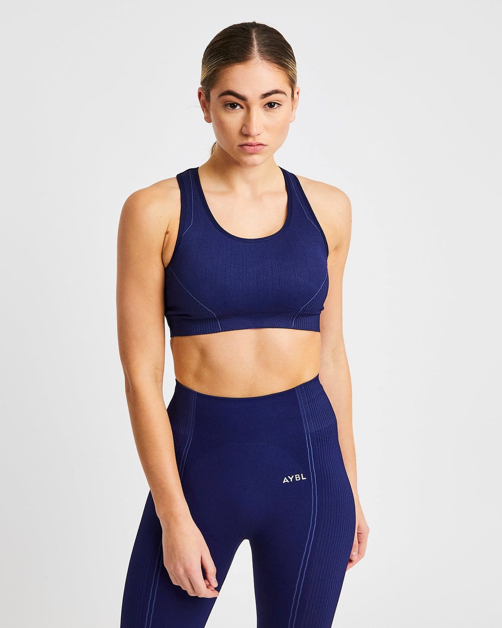 AYBL Reflex Seamless Sports Bra Königsblau Blau | 954-JTCRBX