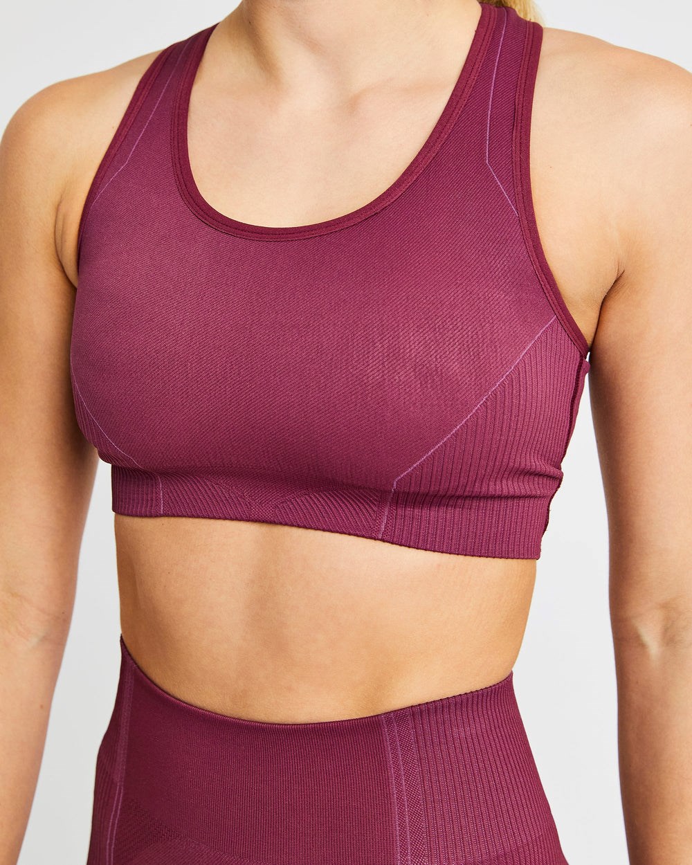 AYBL Reflex Seamless Sports Bra Plum | 704-JMQXCR