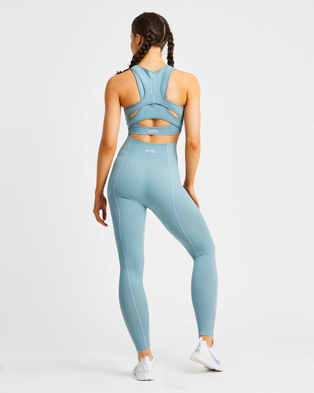 AYBL Reflex Seamless Sports Bra Teal | 268-TCXWQG