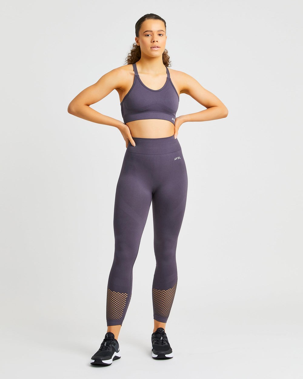 AYBL Reform Seamless Leggings Charcoal | 253-JHTGKF