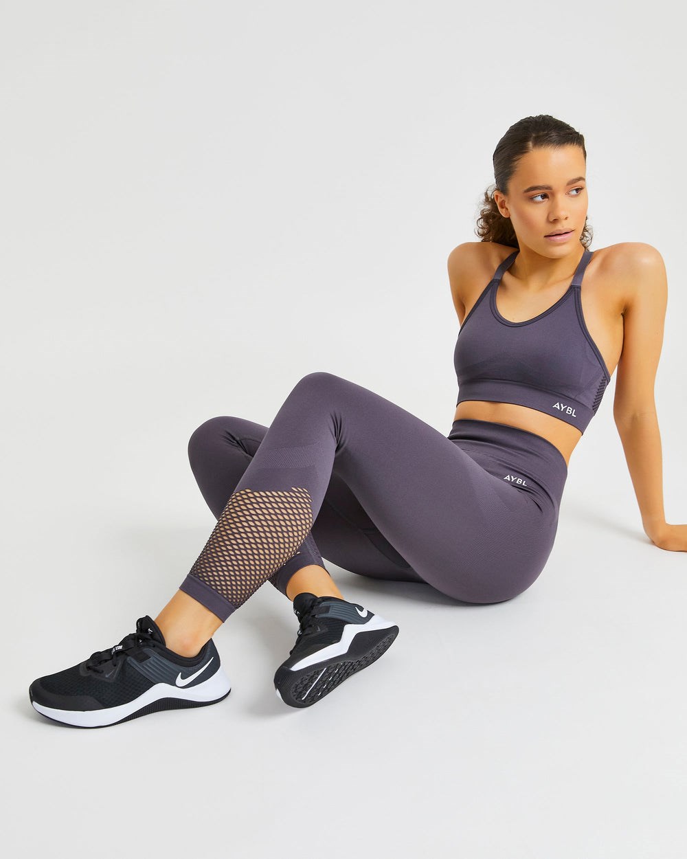 AYBL Reform Seamless Leggings Charcoal | 253-JHTGKF