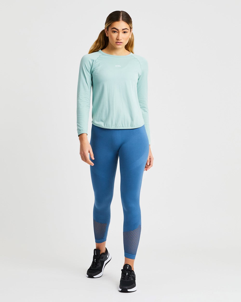 AYBL Reform Seamless Long Sleeve T Shirt Grün | 457-EXRYWG