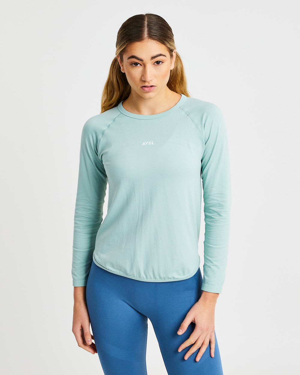 AYBL Reform Seamless Long Sleeve T Shirt Grün | 457-EXRYWG