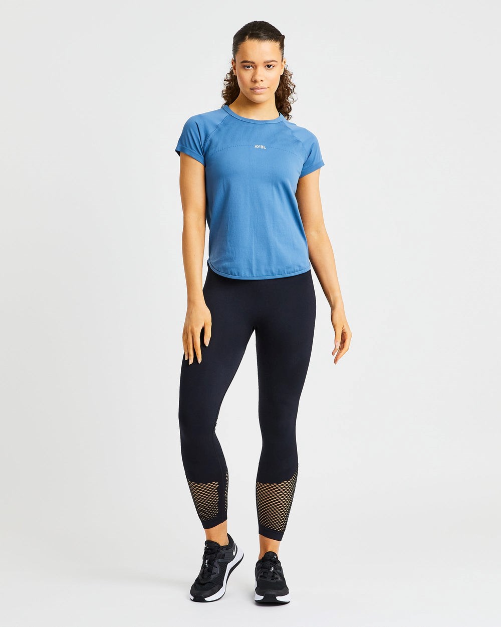 AYBL Reform Seamless T Shirt Blau | 763-UYRCHJ