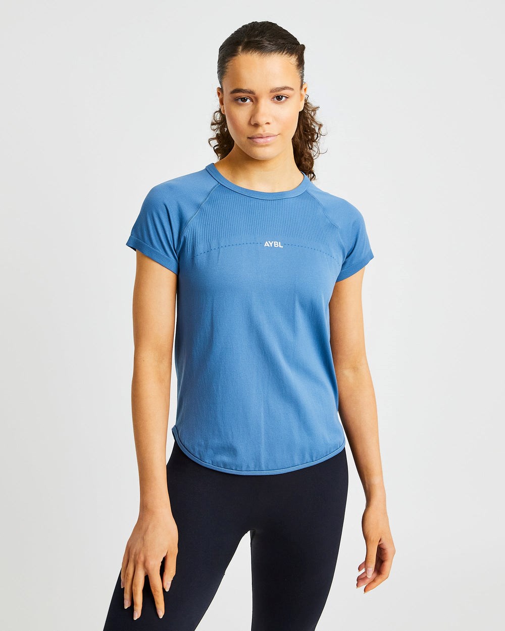 AYBL Reform Seamless T Shirt Blau | 763-UYRCHJ