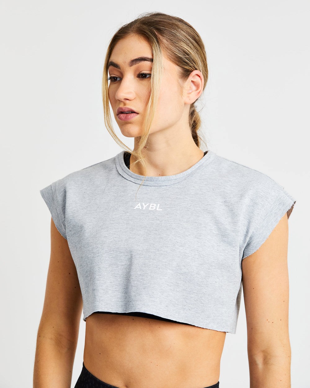 AYBL Sport Crop Top Grau | 964-ELMJKV