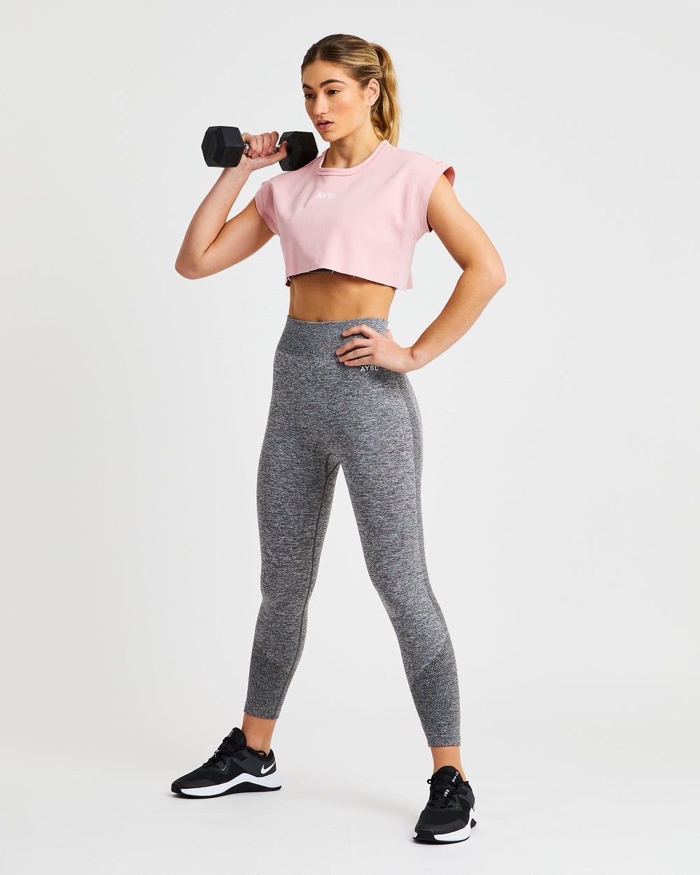 AYBL Sport Crop Top Rosa | 031-JCLIOM