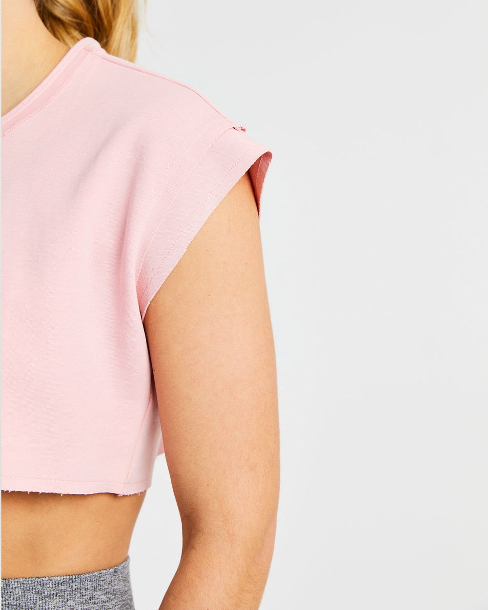 AYBL Sport Crop Top Rosa | 139-IYFRHP