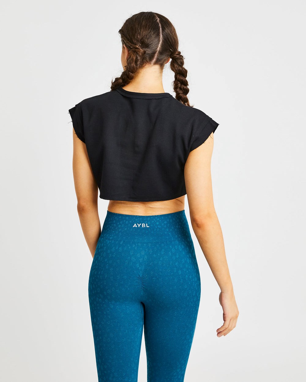 AYBL Sport Crop Top Schwarz | 142-KVYBLT