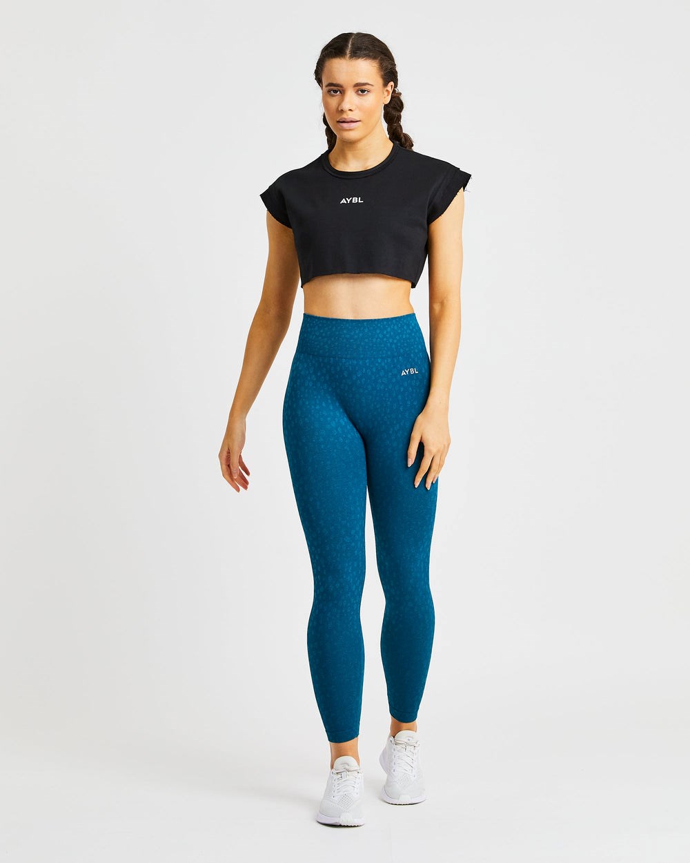 AYBL Sport Crop Top Schwarz | 142-KVYBLT