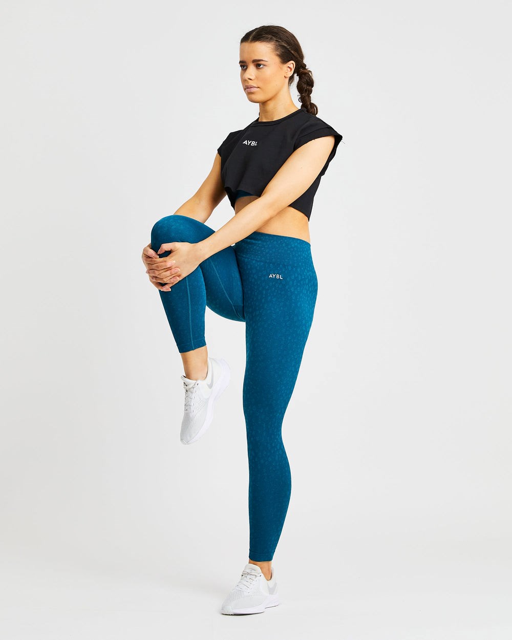 AYBL Sport Crop Top Schwarz | 654-XVTWRB