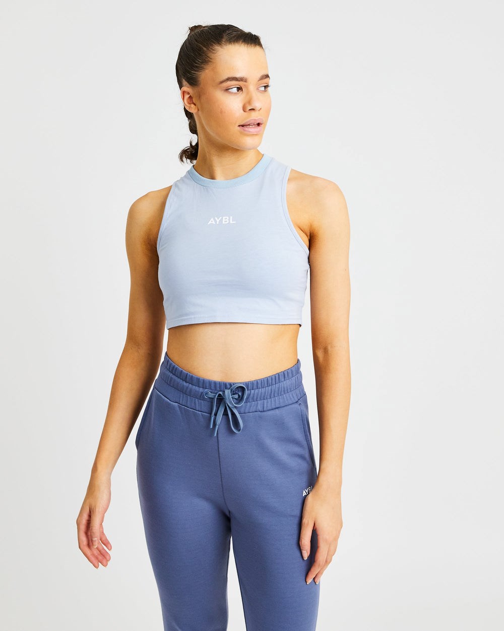 AYBL Sport Crop Vest Blau | 165-BQRHWG