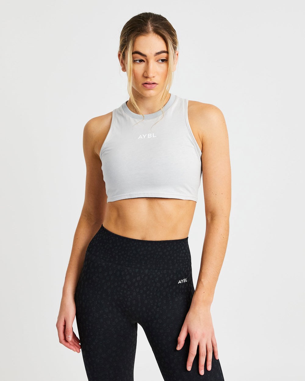 AYBL Sport Crop Vest Grau | 098-FVINYP