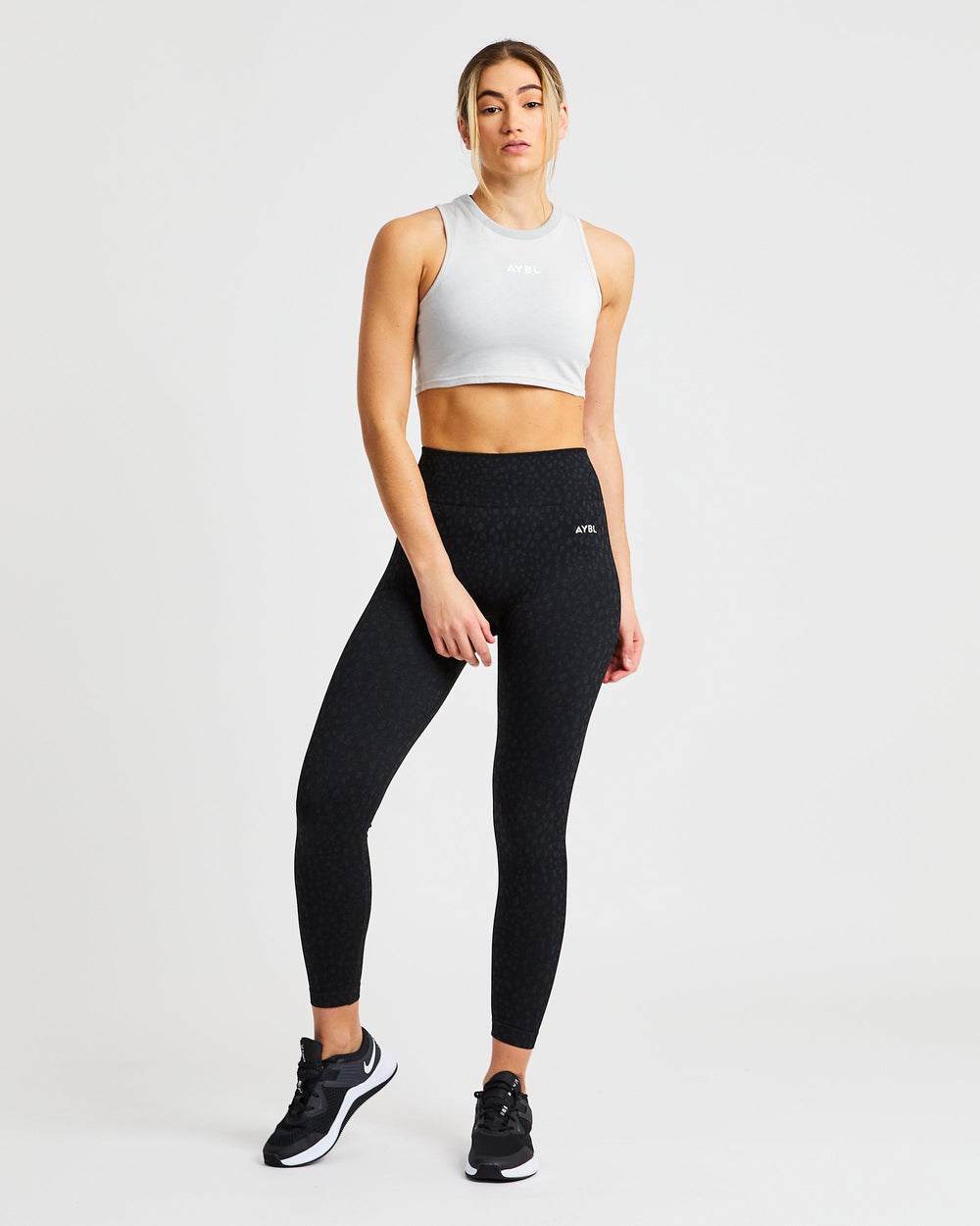 AYBL Sport Crop Vest Grau | 985-SQWYFO