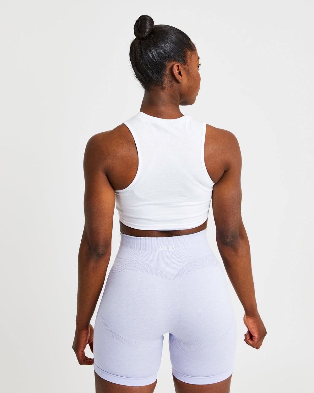 AYBL Sport Crop Vest Weiß | 084-HPVJIL