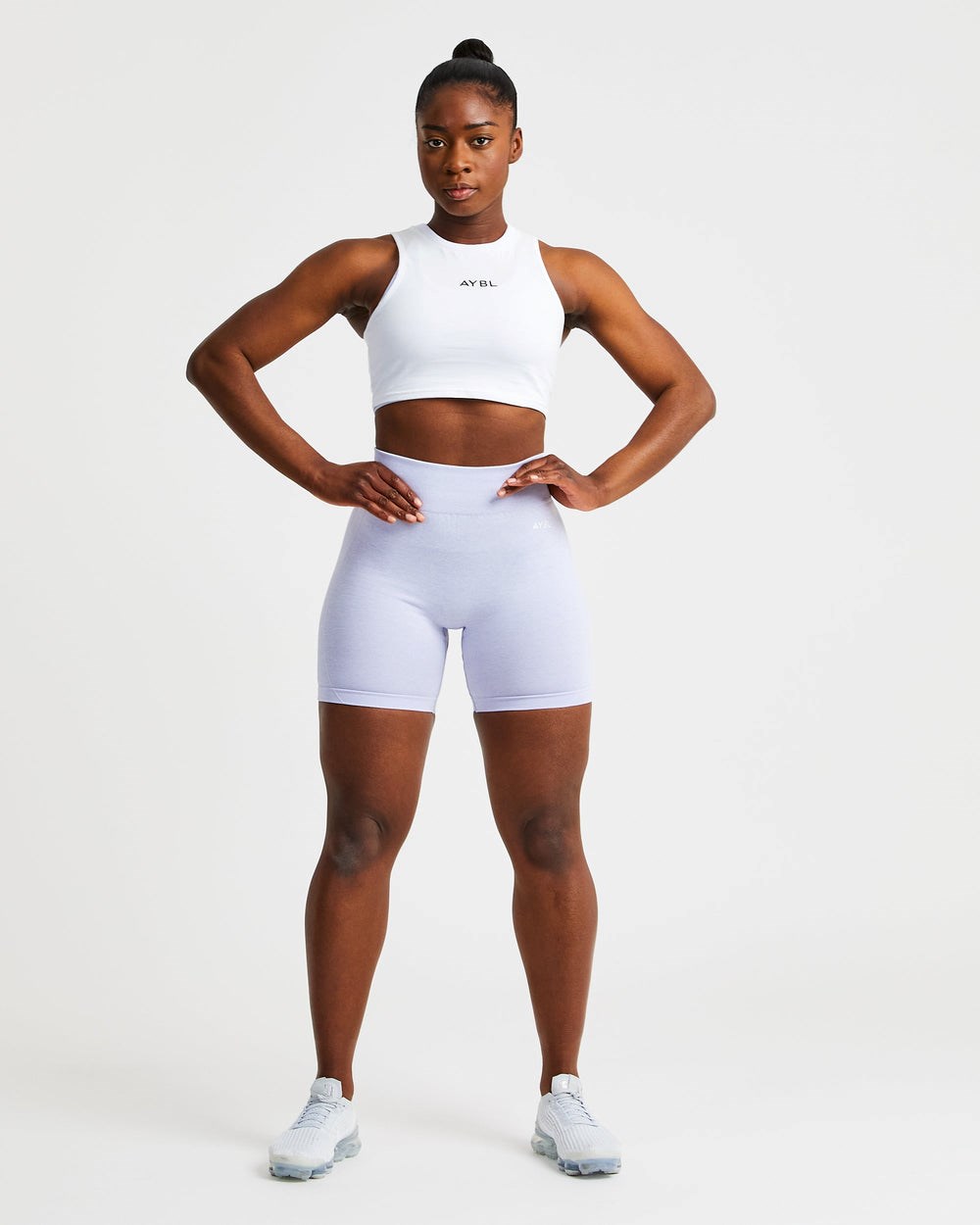 AYBL Sport Crop Vest Weiß | 590-OJVBAT