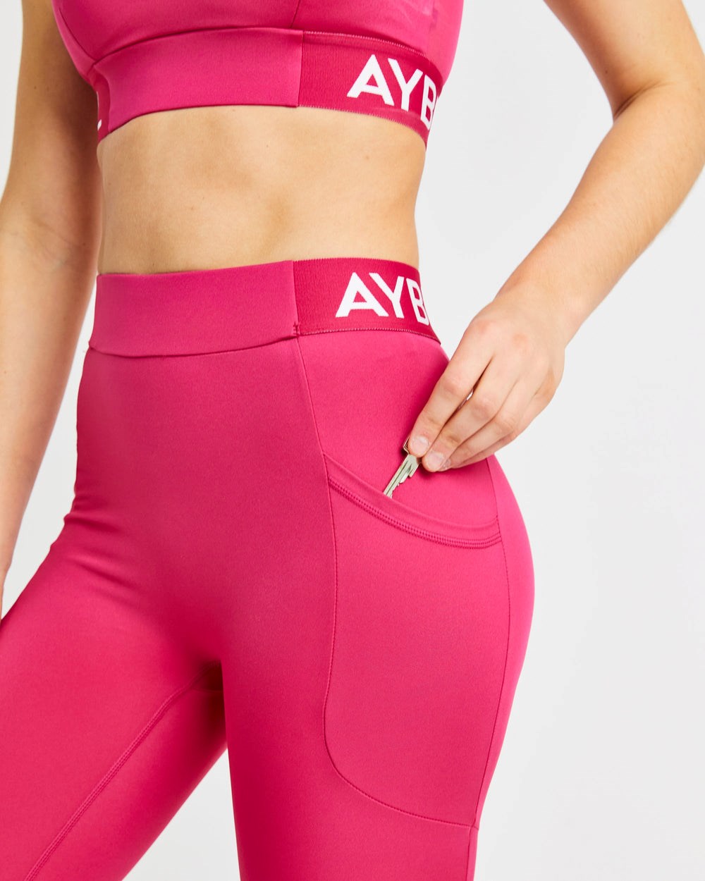 AYBL Sport Leggings Raspberry | 670-AIHSPQ