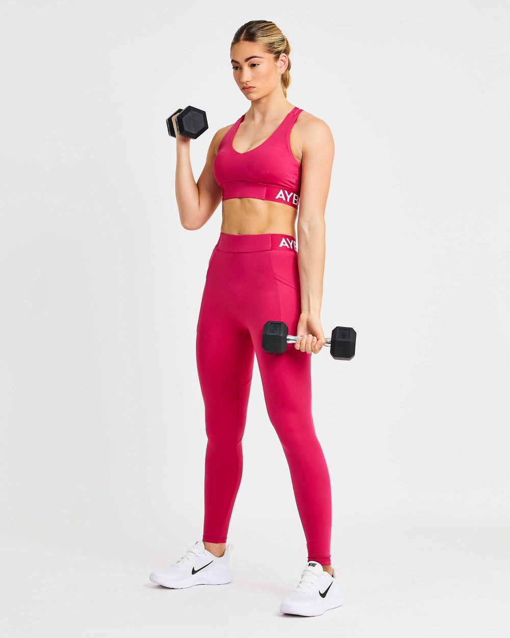 AYBL Sport Leggings Raspberry | 670-AIHSPQ