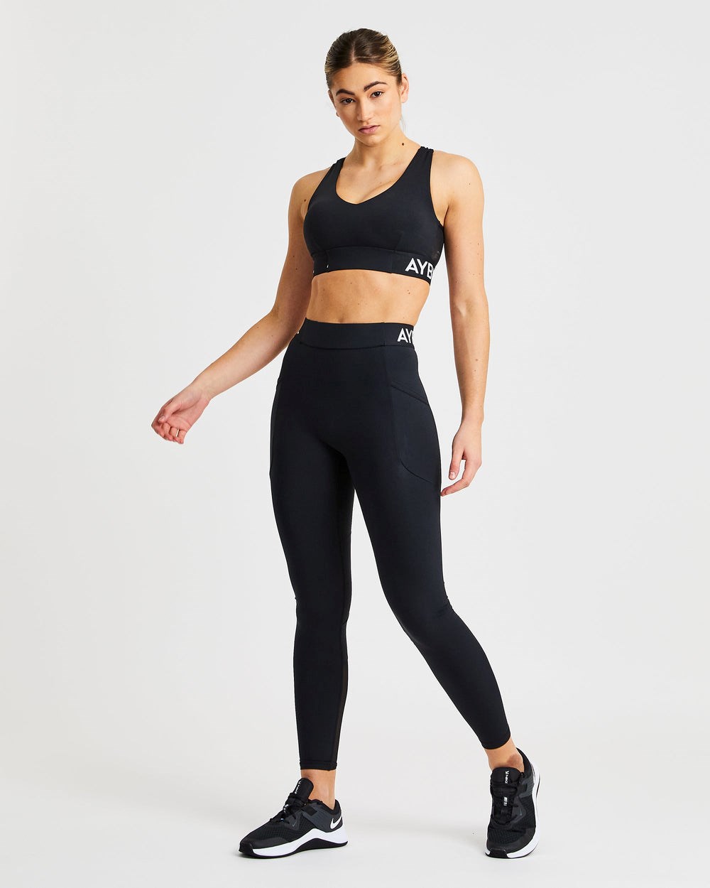 AYBL Sport Leggings Schwarz | 495-BCJXRO