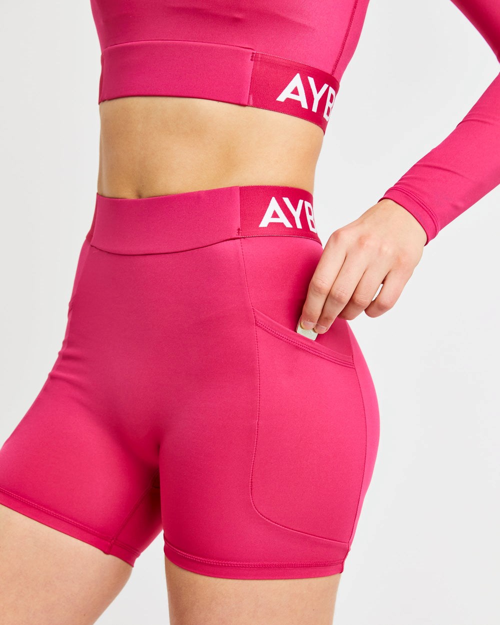 AYBL Sport Shorts Raspberry | 524-IJKYFA