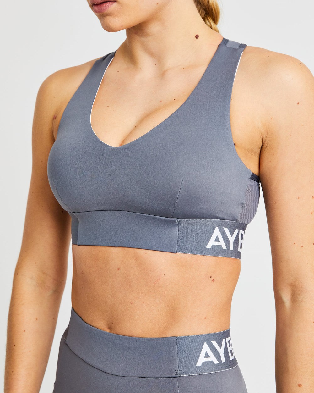 AYBL Sport Sports Bra Grau | 623-OXIFCR