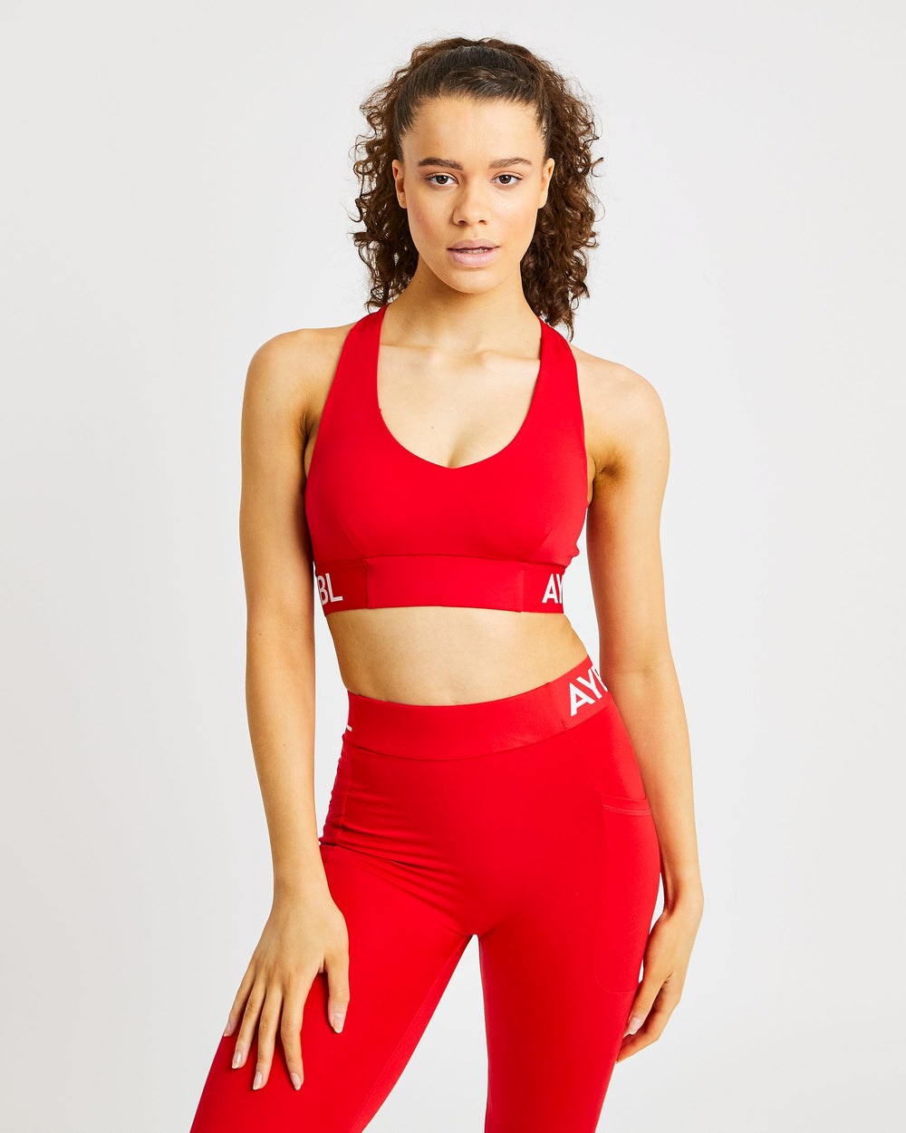 AYBL Sport Sports Bra Rot | 286-UHVOGM