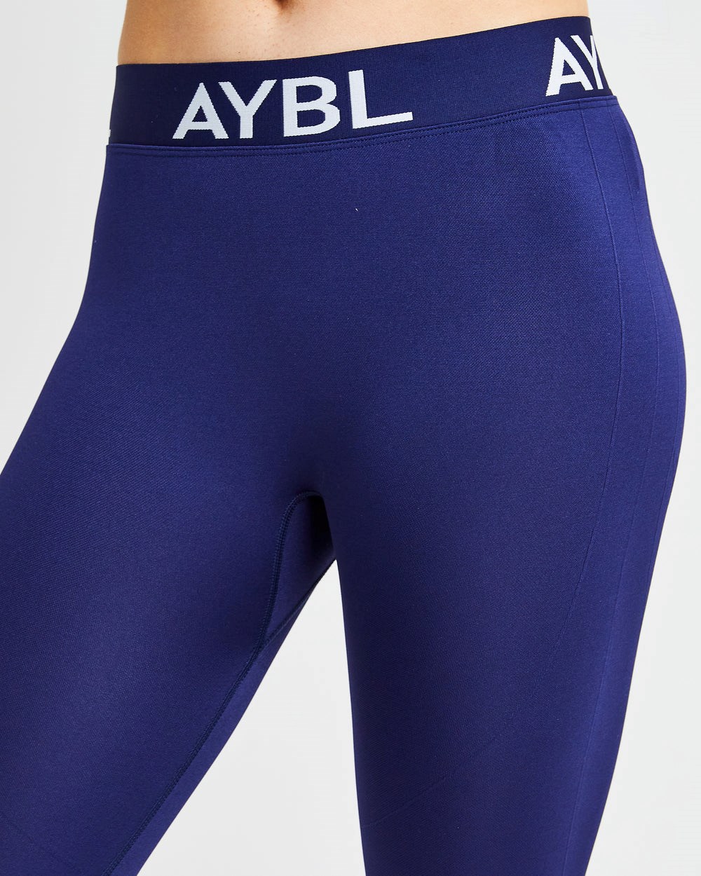 AYBL Staple Seamless Low Rise Leggings Navy | 327-HNUKRI