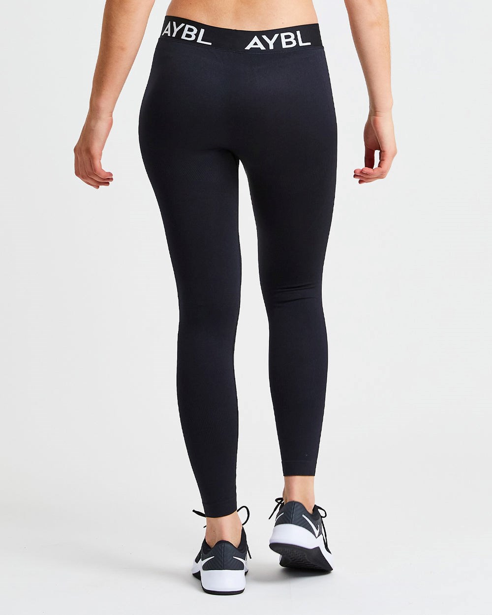 AYBL Staple Seamless Low Rise Leggings Schwarz | 462-SGYCIP