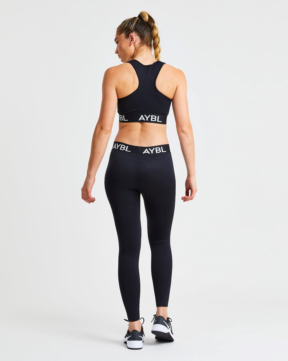 AYBL Staple Seamless Low Rise Leggings Schwarz | 462-SGYCIP