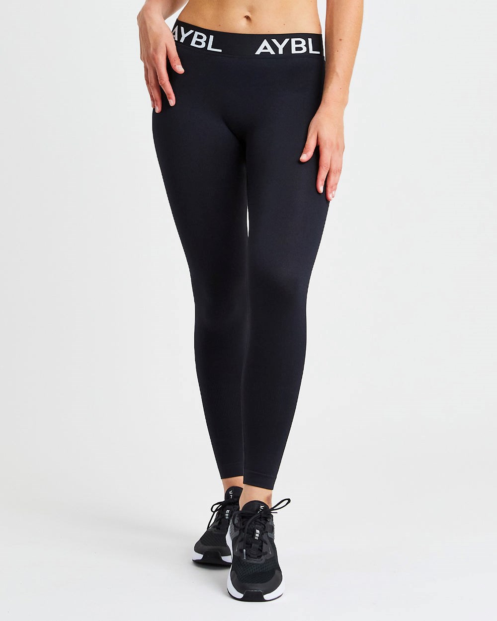 AYBL Staple Seamless Low Rise Leggings Schwarz | 462-SGYCIP