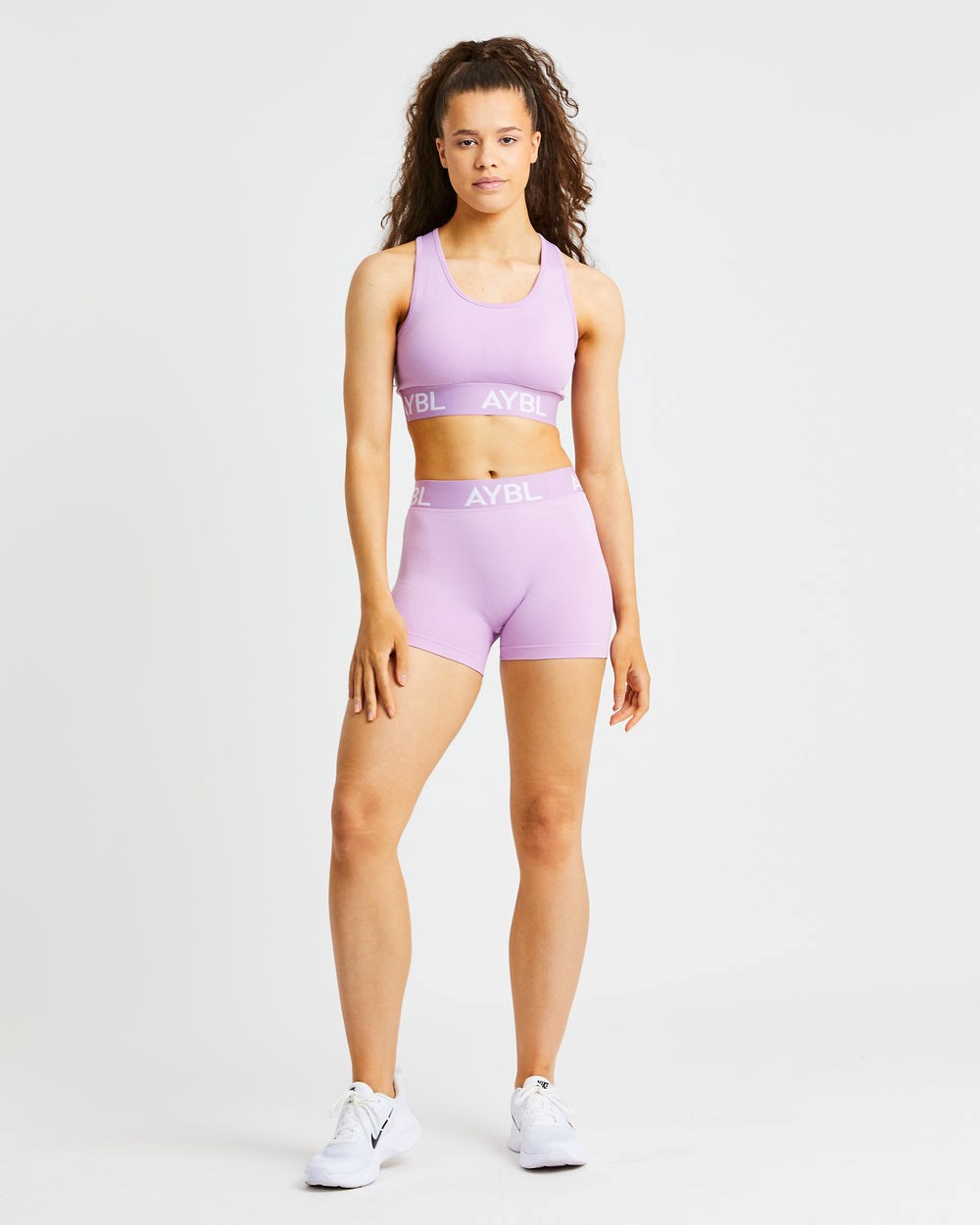 AYBL Staple Seamless Low Rise Shorts Rosa | 142-ABGTWD