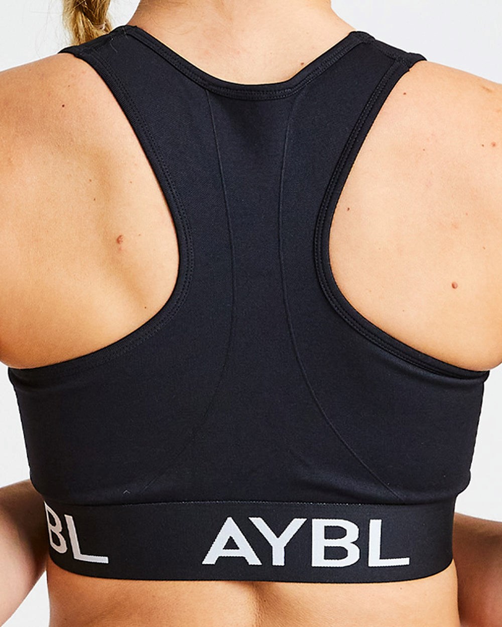 AYBL Staple Seamless Sports Bra Schwarz | 750-KEYFJV