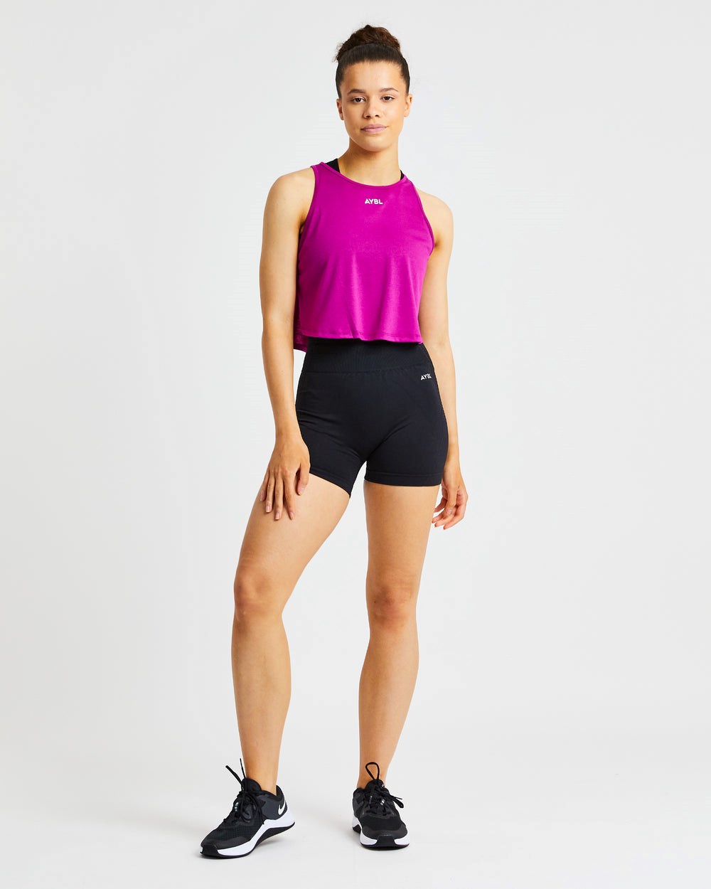 AYBL Strive Crop Vest Magenta | 197-ZWRLMJ