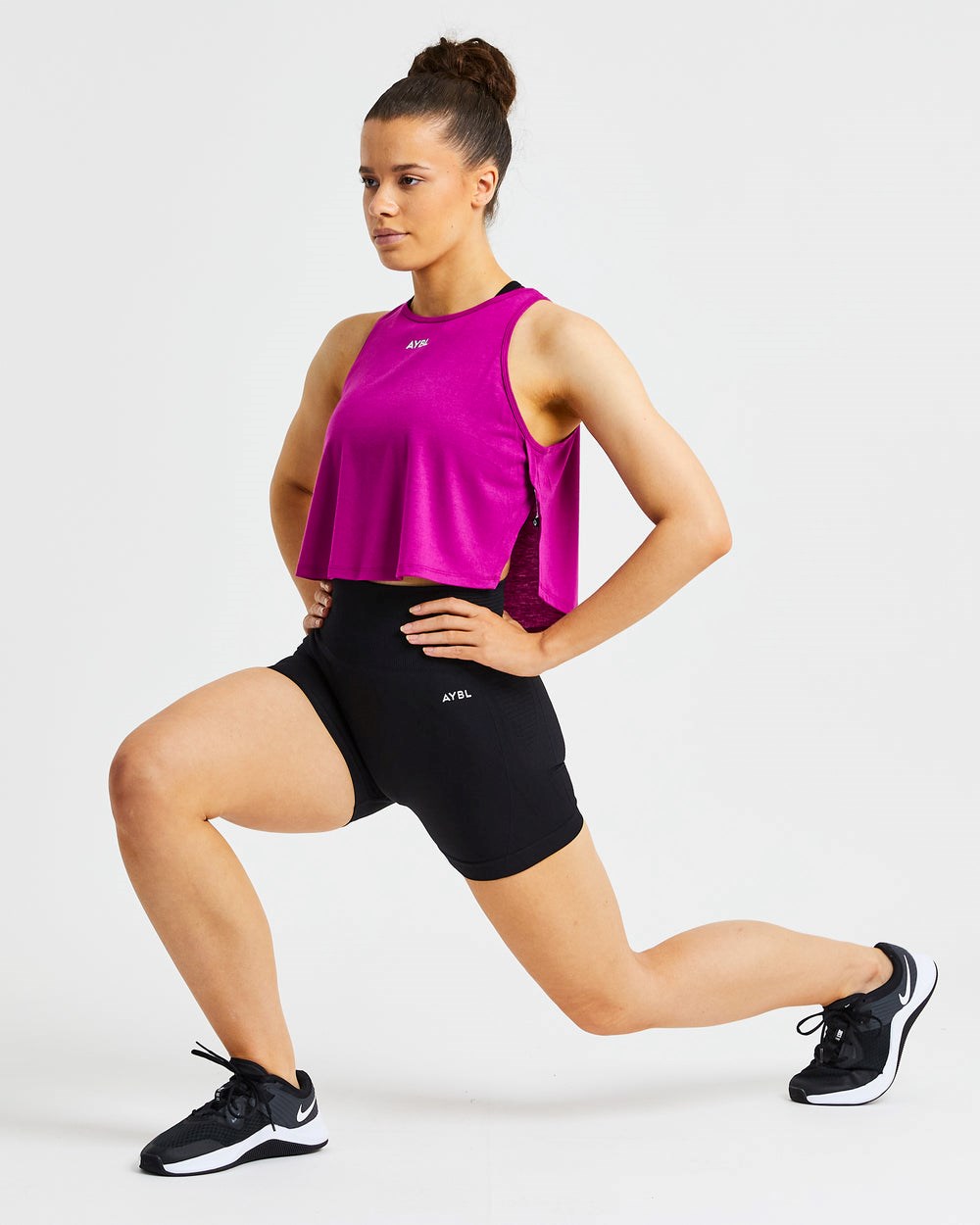 AYBL Strive Crop Vest Magenta | 197-ZWRLMJ