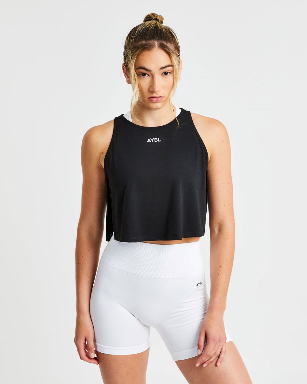 AYBL Strive Crop Vest Schwarz | 920-BTPQRI