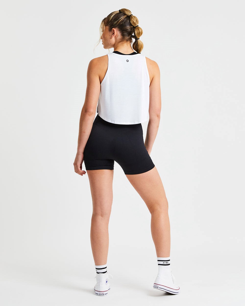 AYBL Strive Crop Vest Weiß | 481-JFTCOP