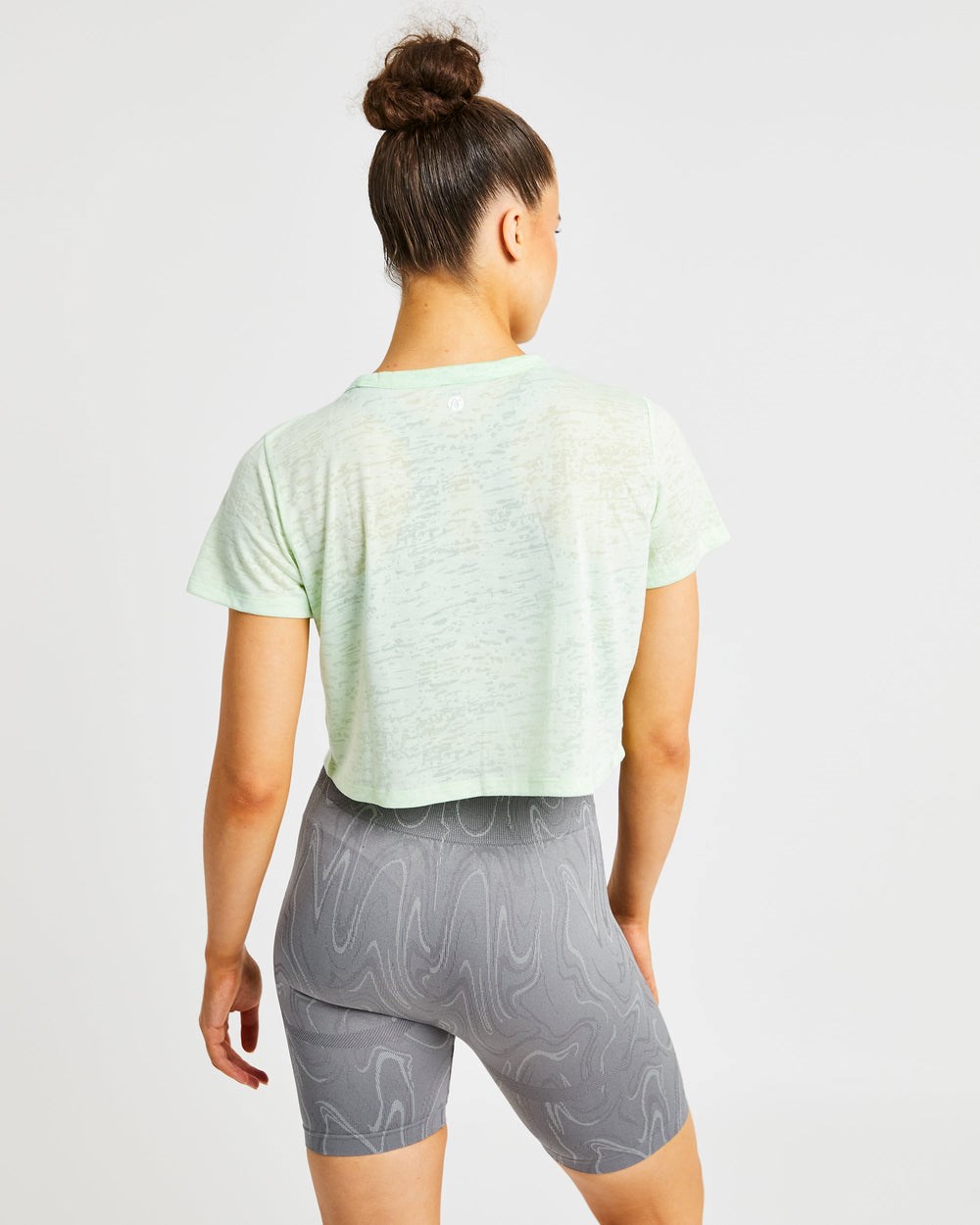 AYBL Velocity Crop T Shirt Mintfarben | 234-TXAKQY