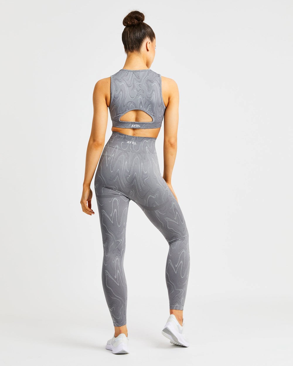 AYBL Velocity Seamless Crop Vest Grau | 174-JSFXYT