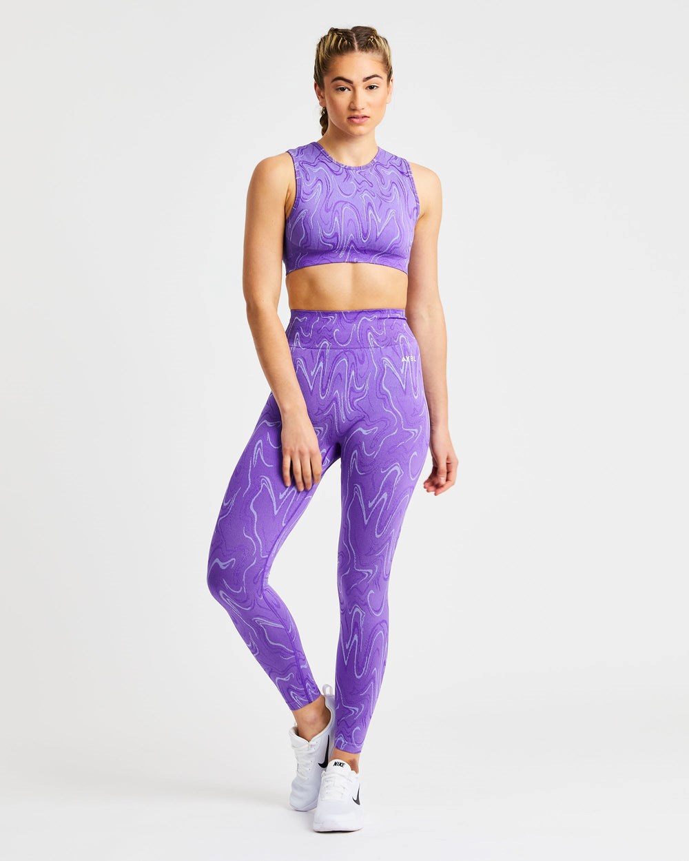 AYBL Velocity Seamless Crop Vest Lila | 426-LPZYAF