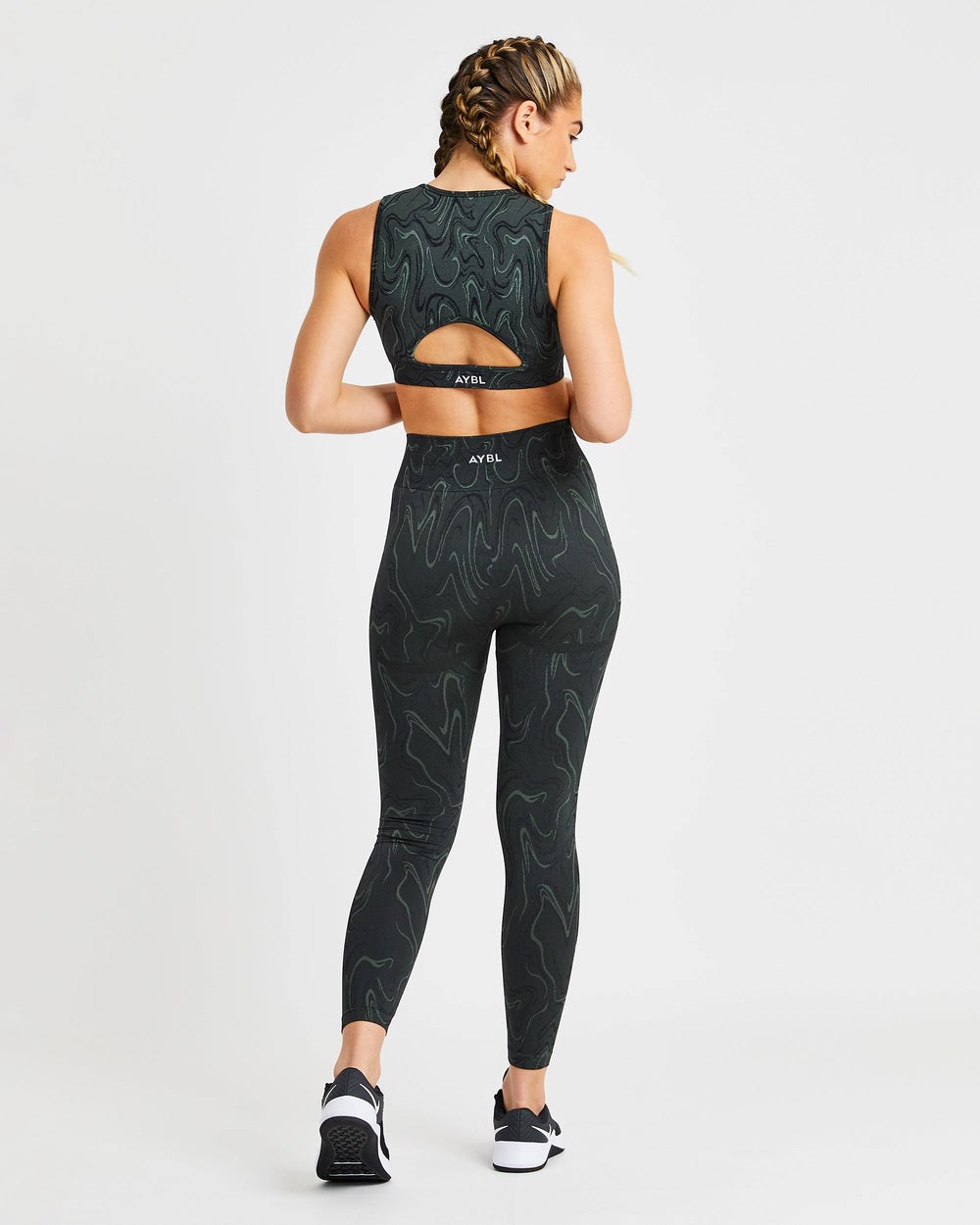 AYBL Velocity Seamless Crop Vest Schwarz | 602-RQKGUA