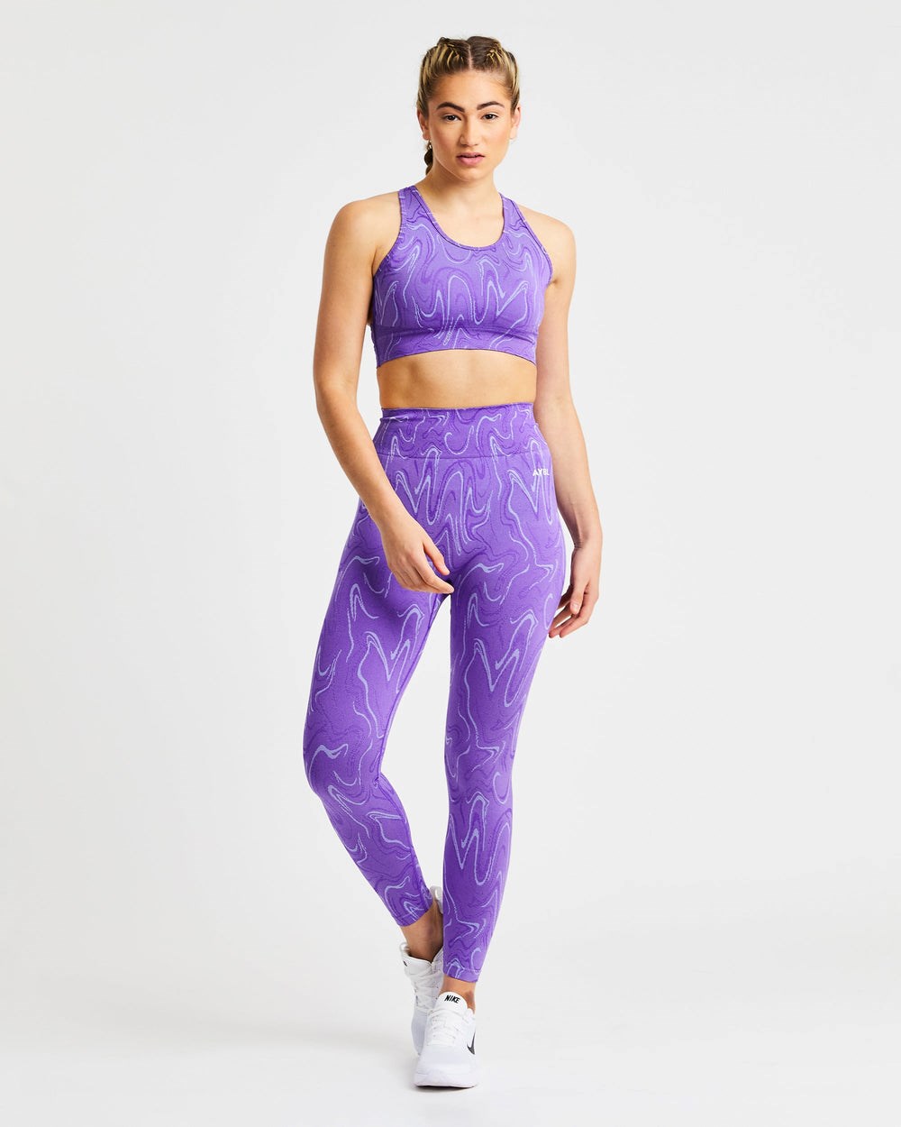 AYBL Velocity Seamless Leggings Lila | 246-AVUFJW