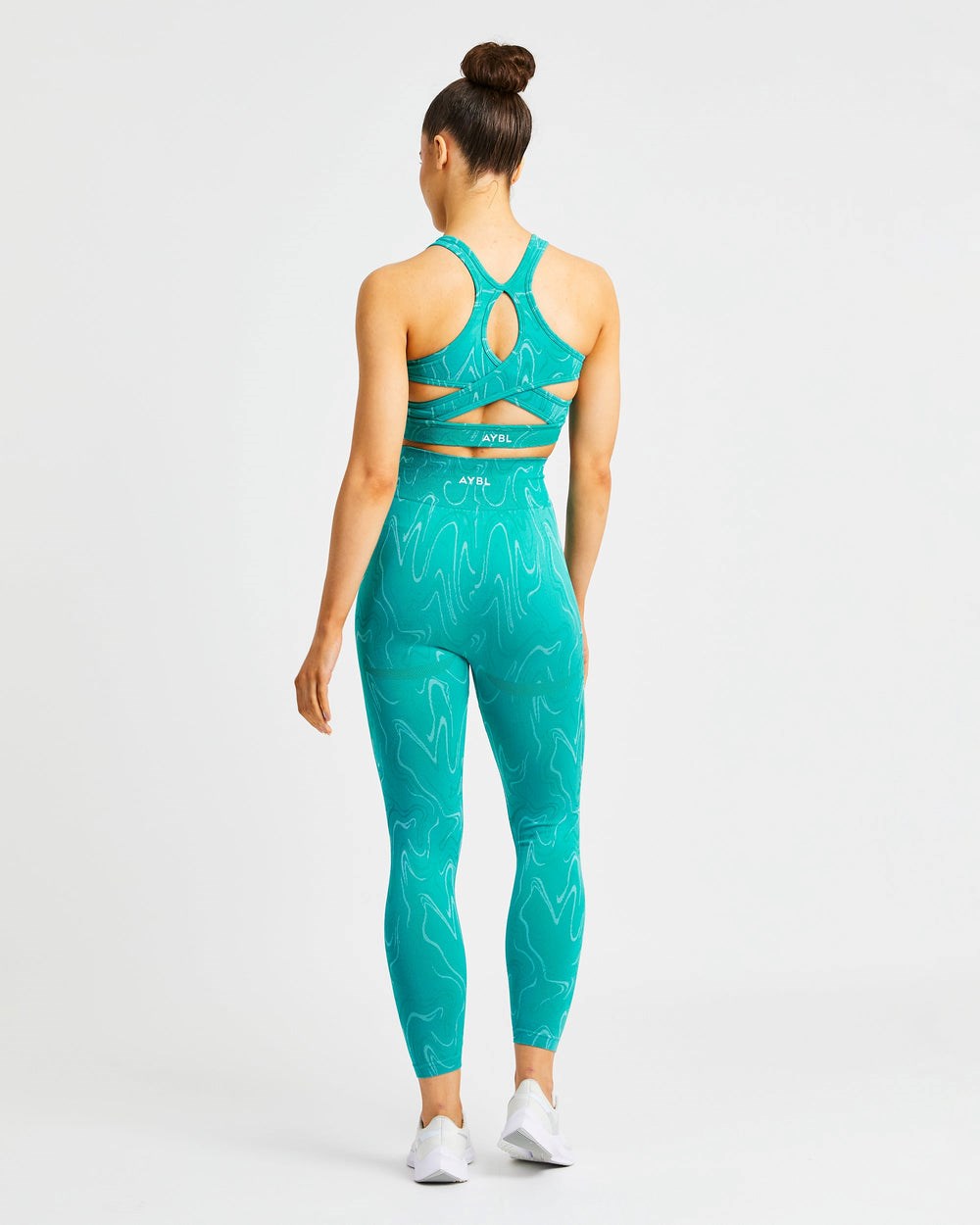 AYBL Velocity Seamless Leggings Türkis | 867-RUKIZO