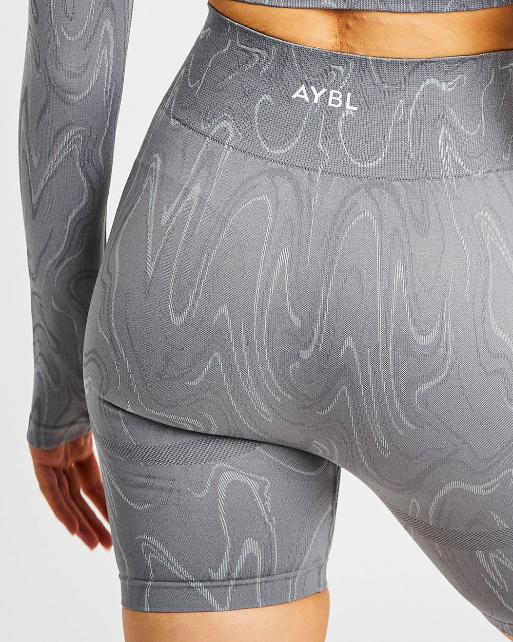 AYBL Velocity Seamless Shorts Grau | 904-MLYCPE