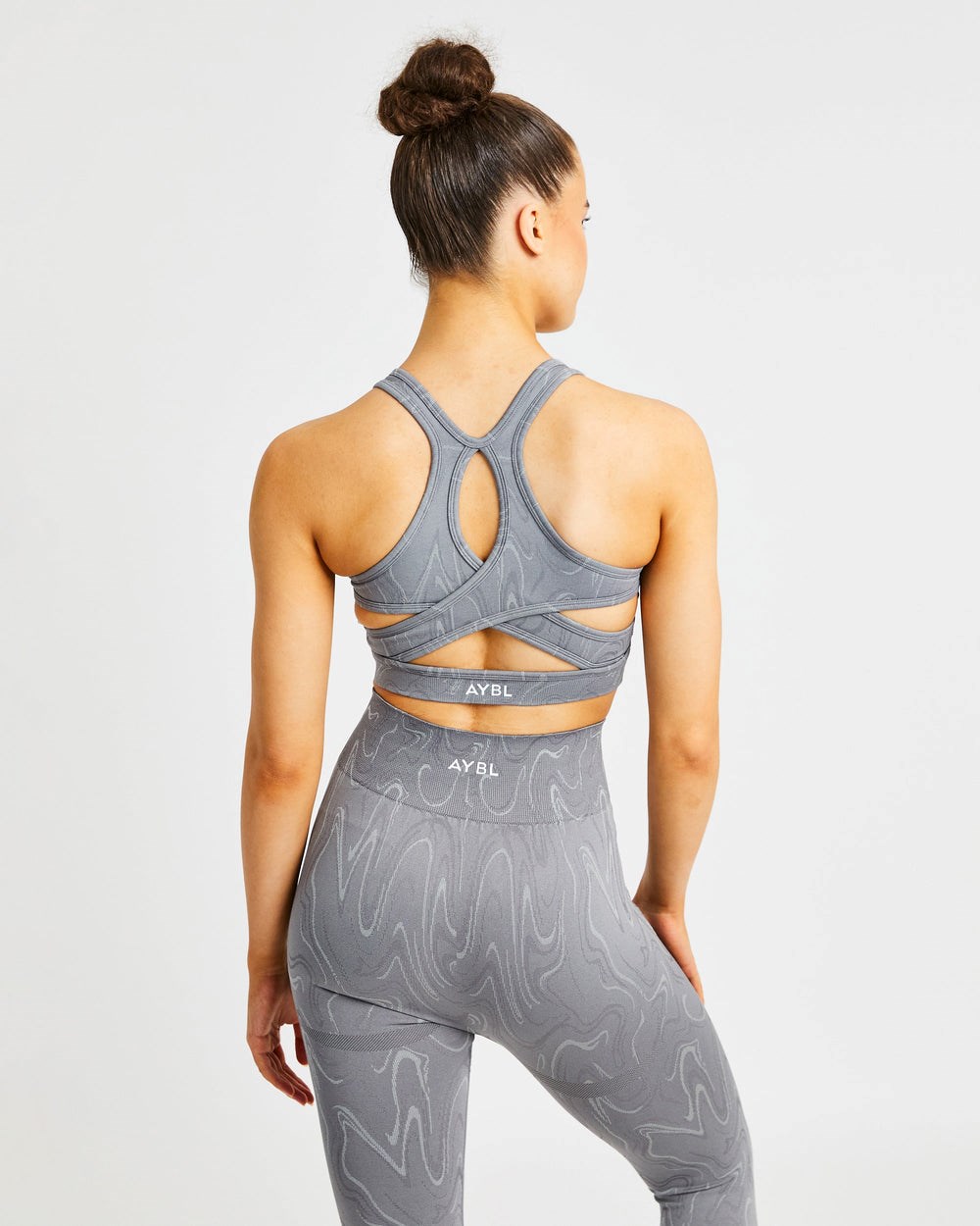 AYBL Velocity Seamless Sports Bra Grau | 317-OICDHY