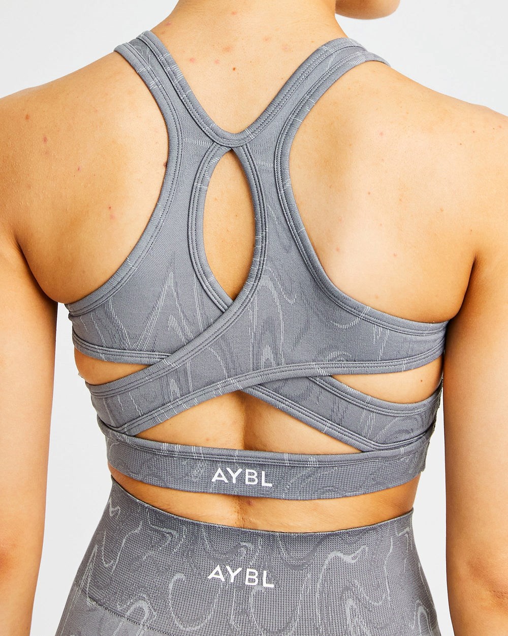 AYBL Velocity Seamless Sports Bra Grau | 317-OICDHY