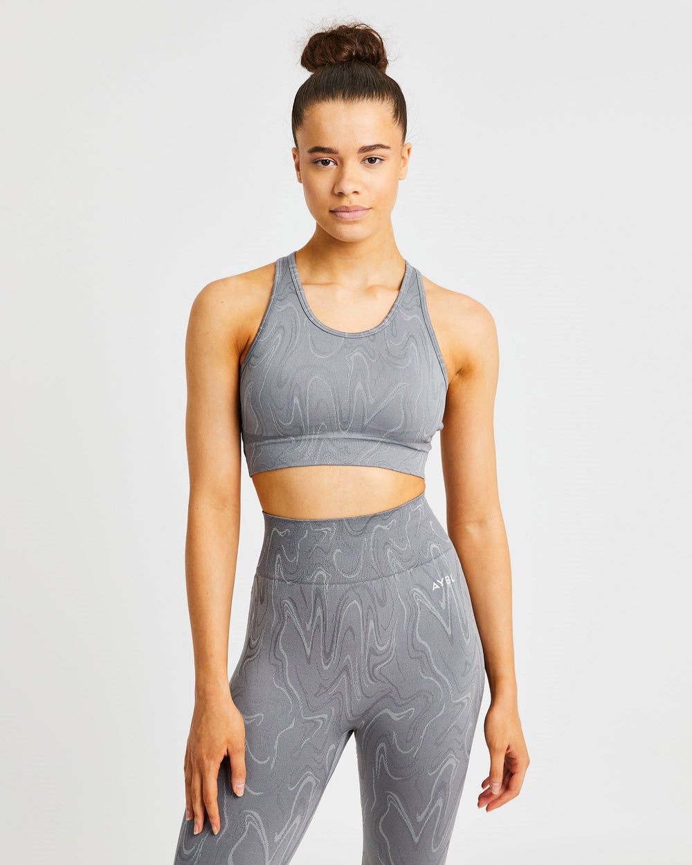 AYBL Velocity Seamless Sports Bra Grau | 317-OICDHY