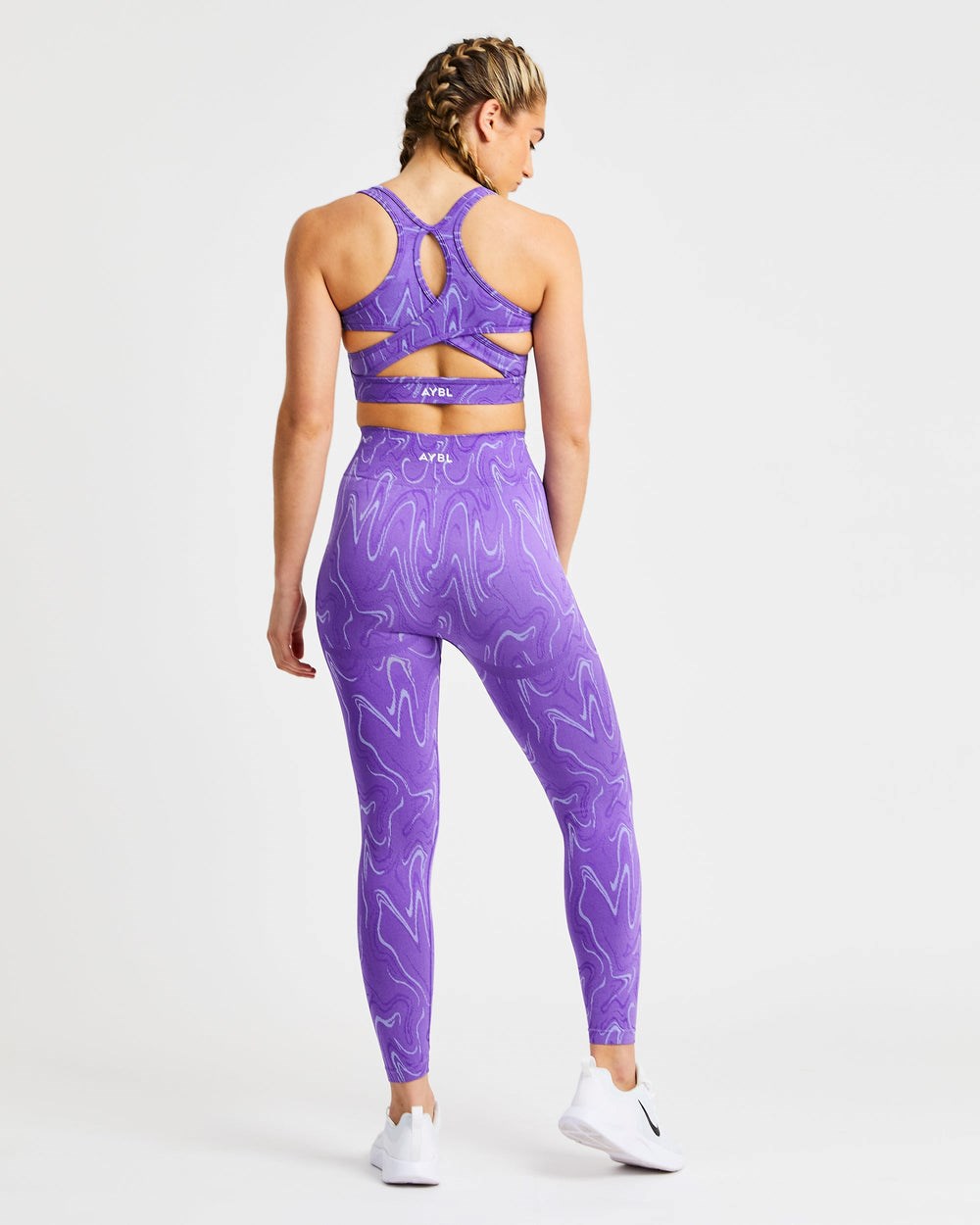 AYBL Velocity Seamless Sports Bra Lila | 841-XZTWYC