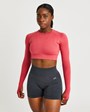 AYBL evolve speckle seamless vest crop top XS Light Grey BNWY